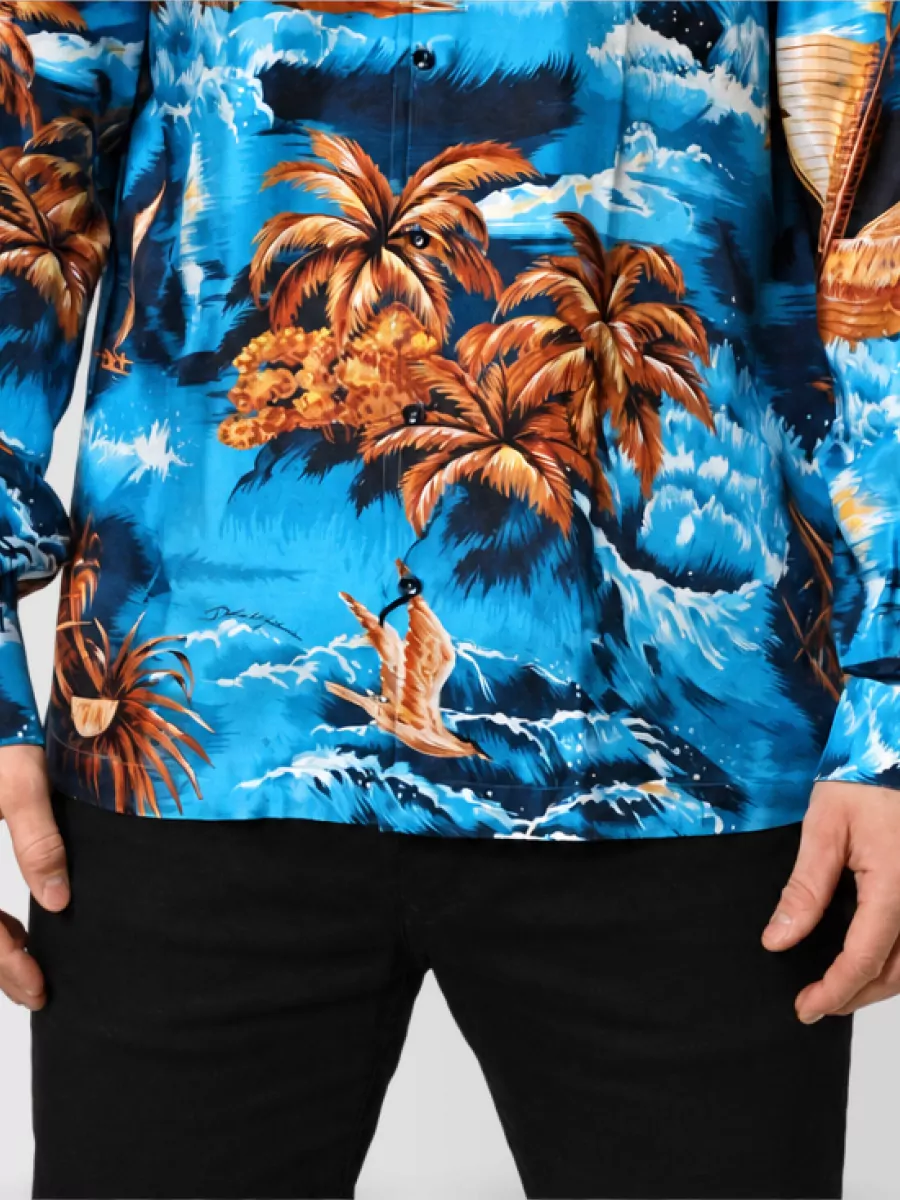Dolce&Gabbana Silk hawaiian print shirt