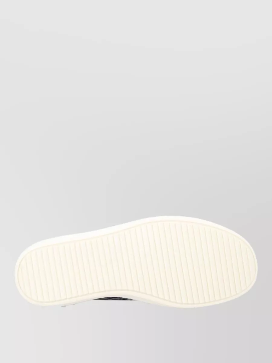 Rick Owens Leather Low-Top Sneakers