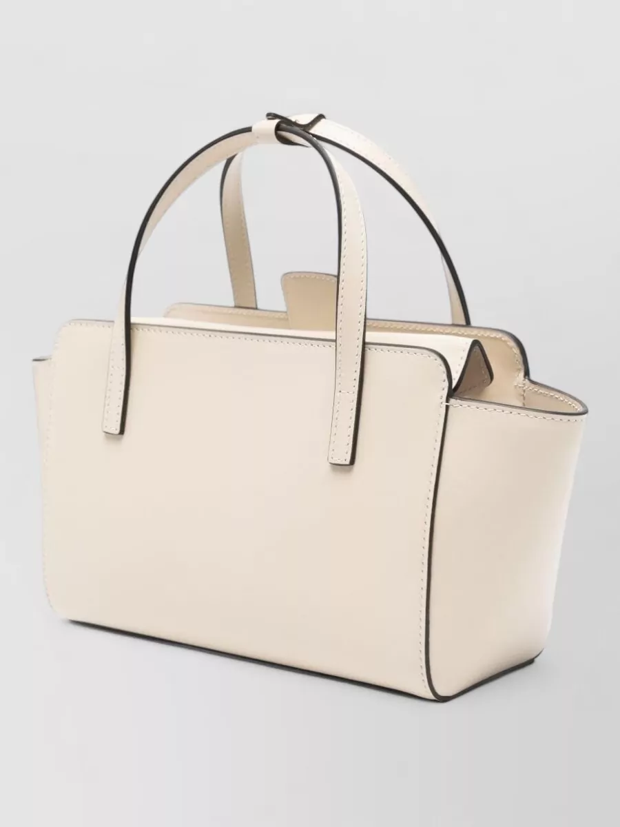 Hidesins Calf Leather Small Flap Tote Bag