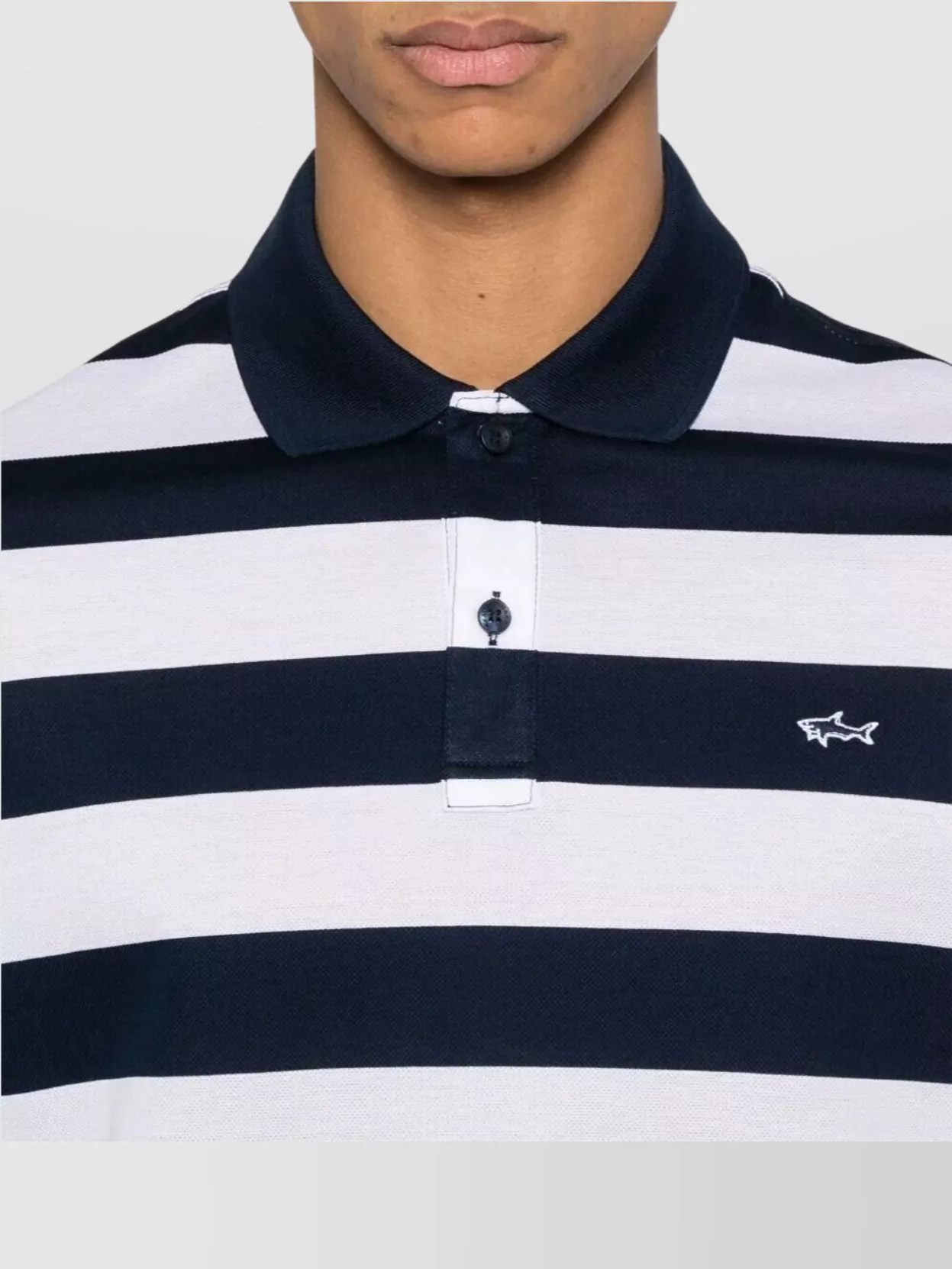 Paul & Shark Stripe-pattern Polo Shirt
