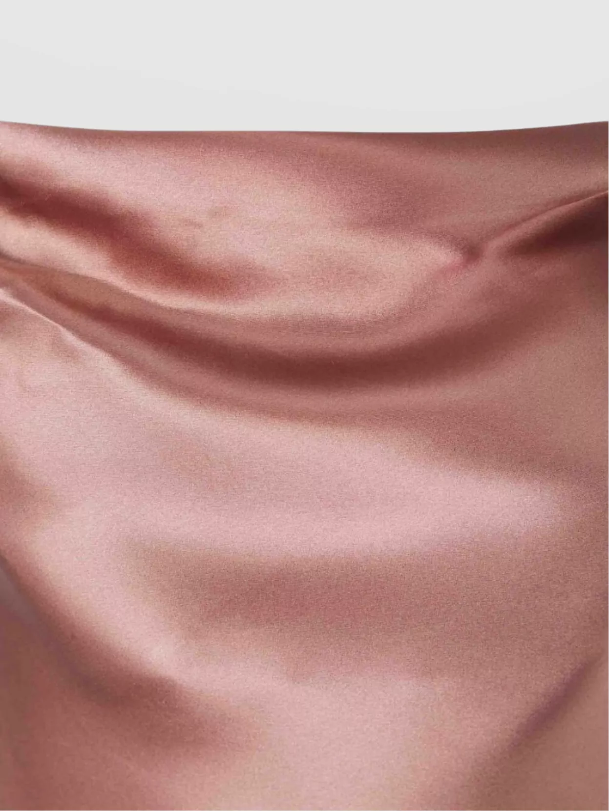 Balmain Sleeves Satin Smooth Cowl Hem