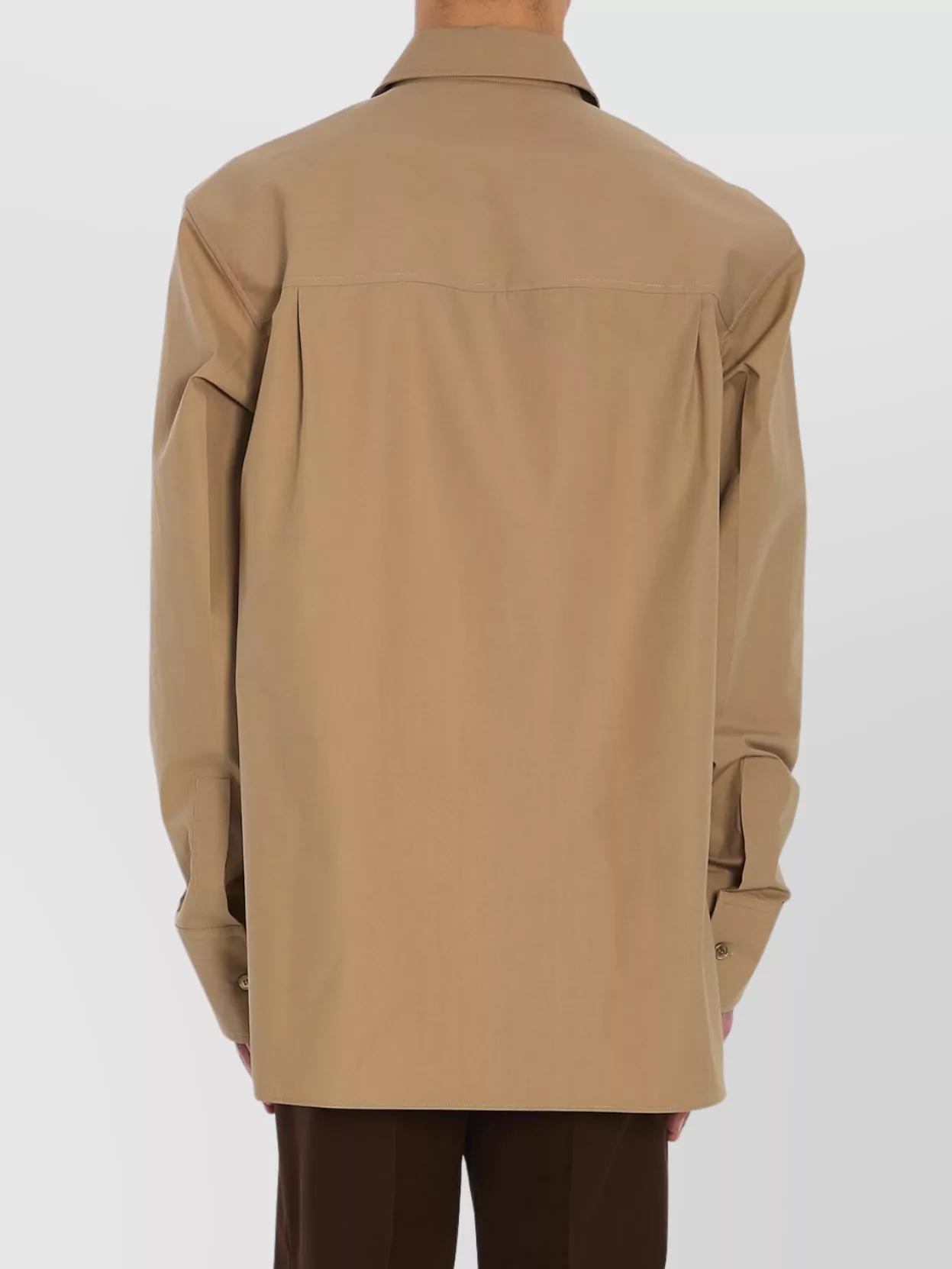 Gucci Oversized Logo-Embossed Cotton Poplin Shirt