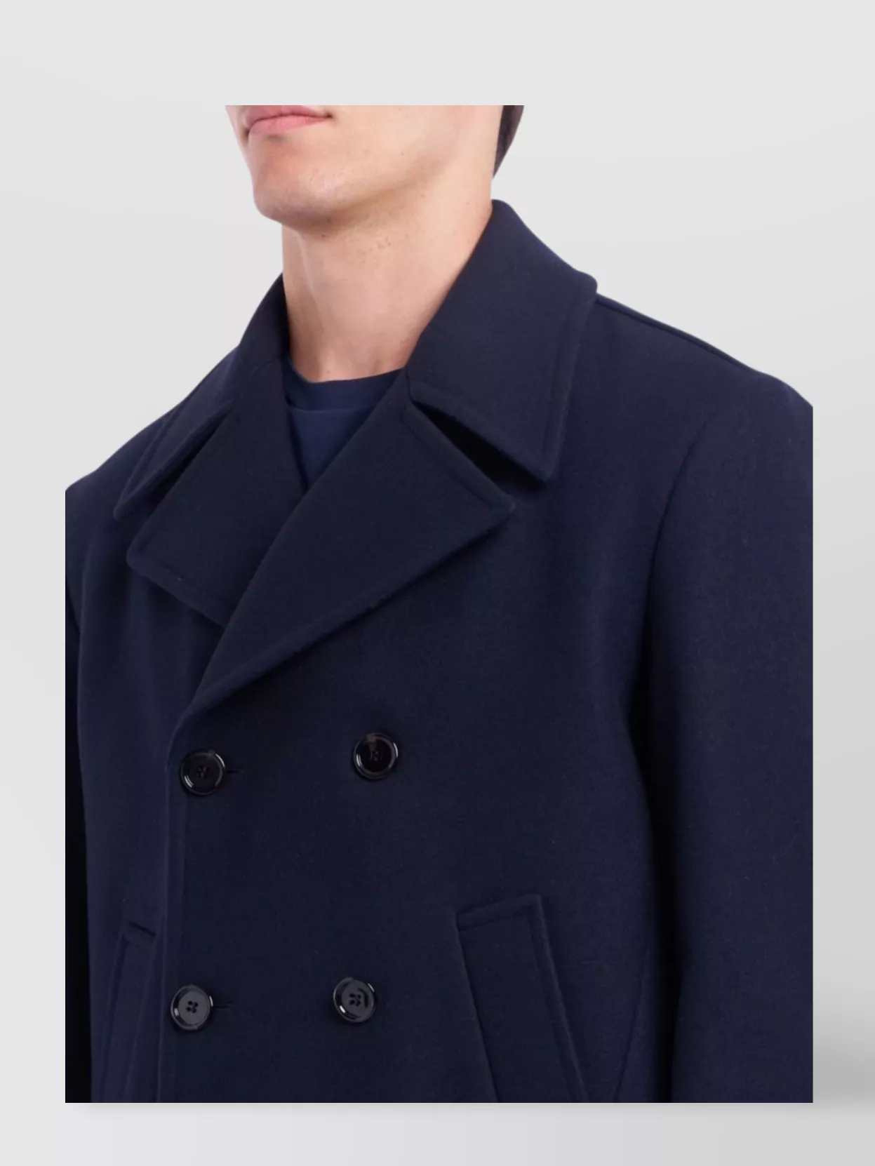 Dondup Double Breasted Wool Cashmere Jacket