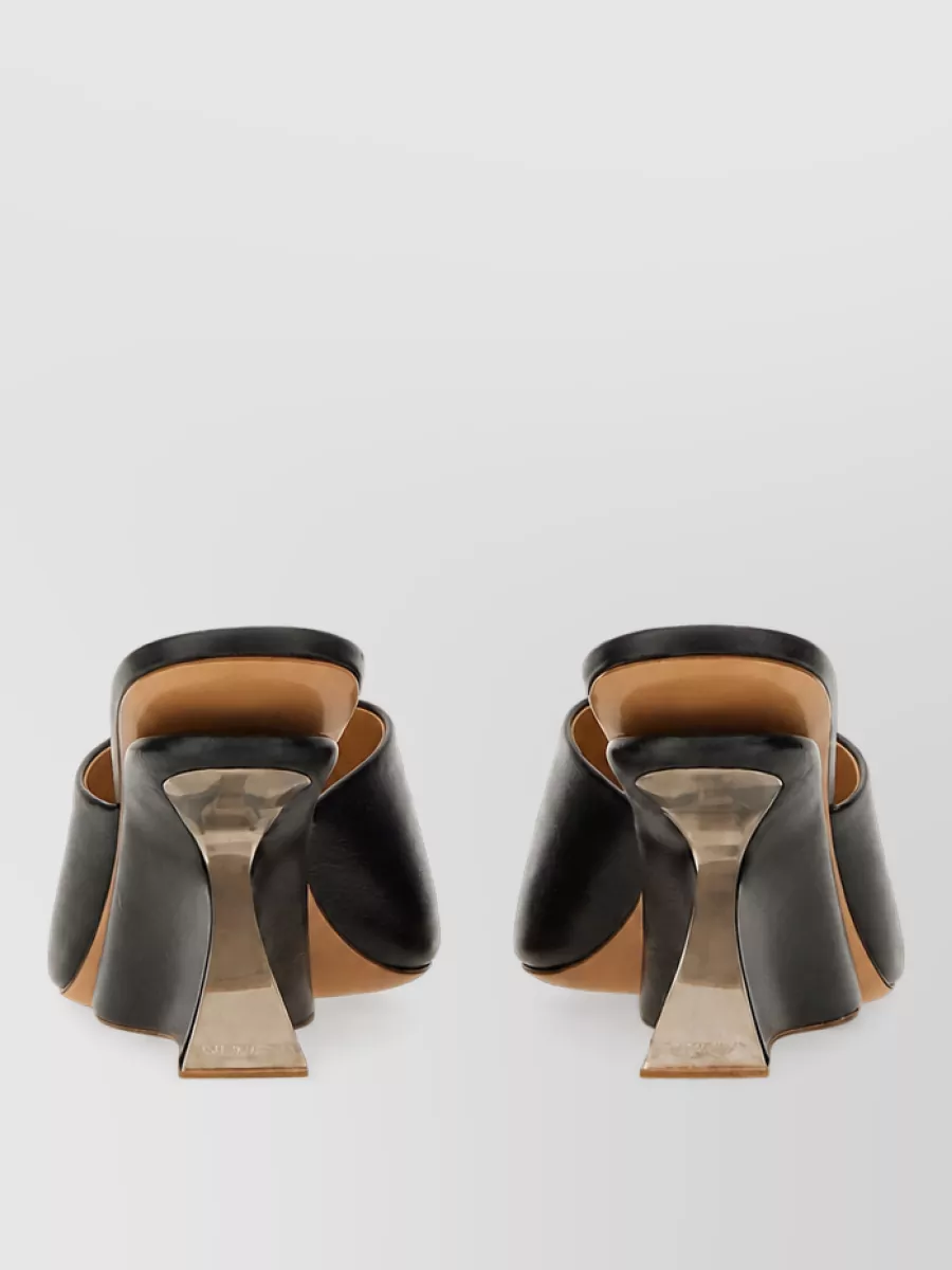 Off-White Leather Mules