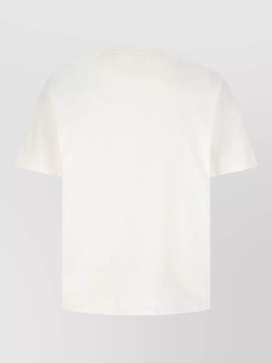 Séfr Ribbed Cotton Logo-Embroidered T-Shirt