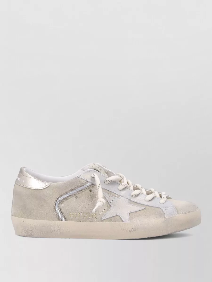Golden Goose Superstar Sneakers Metallic Heel Star Detail