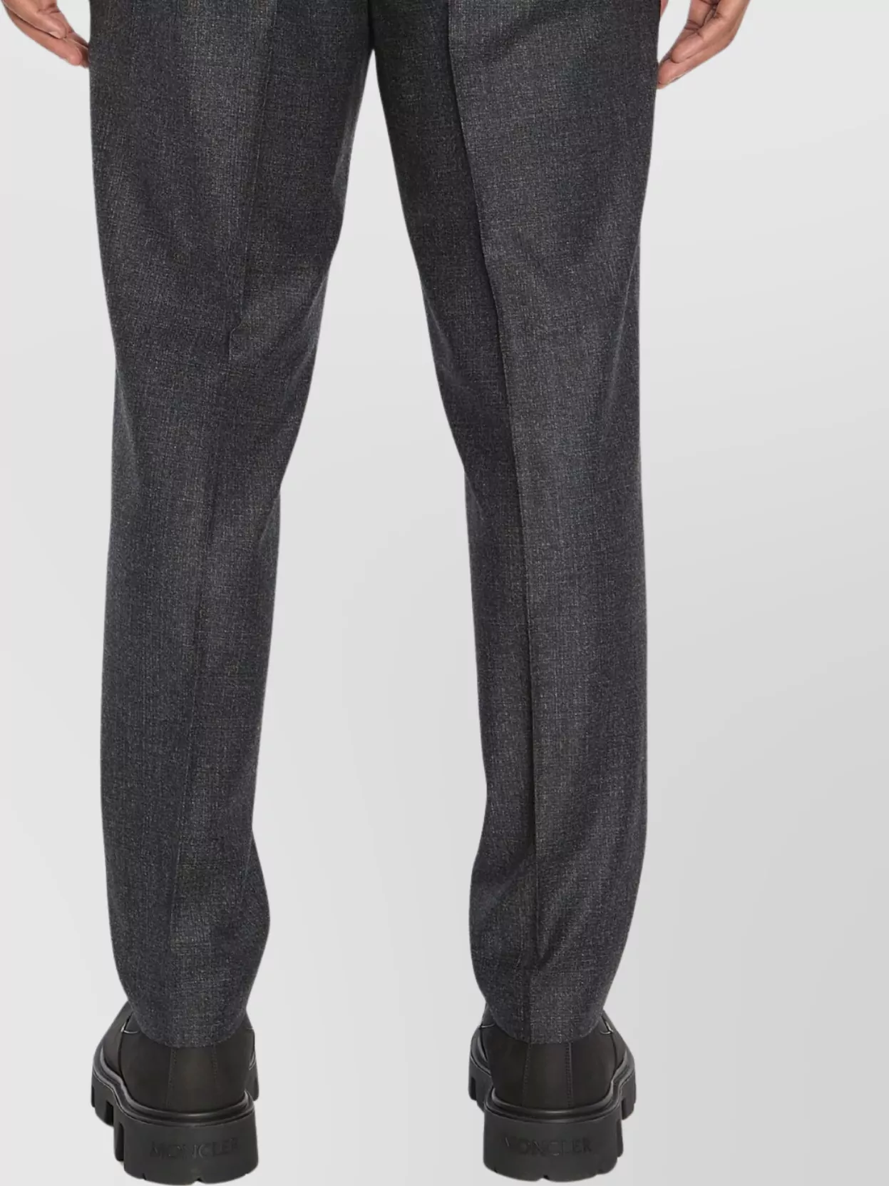 Barena Tailored Wool Trousers With Pleats And Adjusters