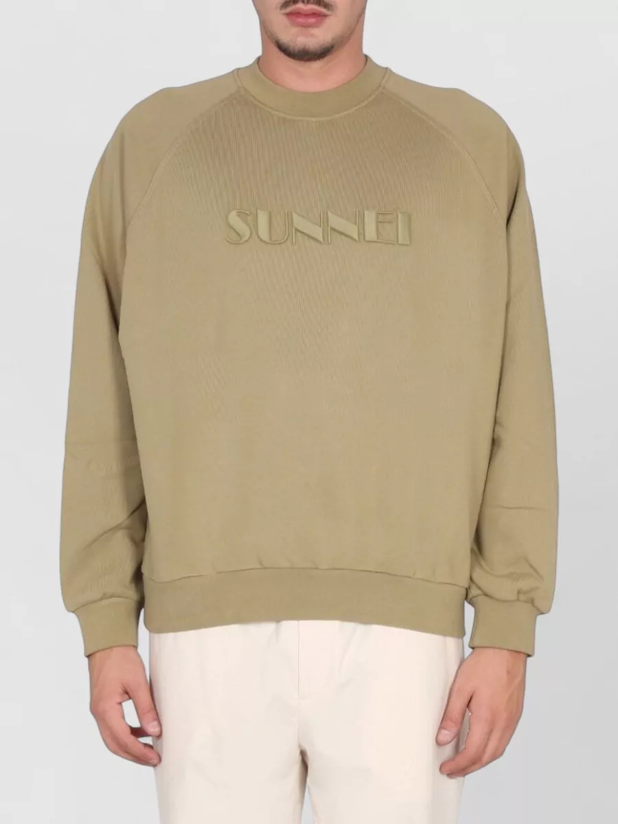 Sunnei logo embroidered sweatshirt