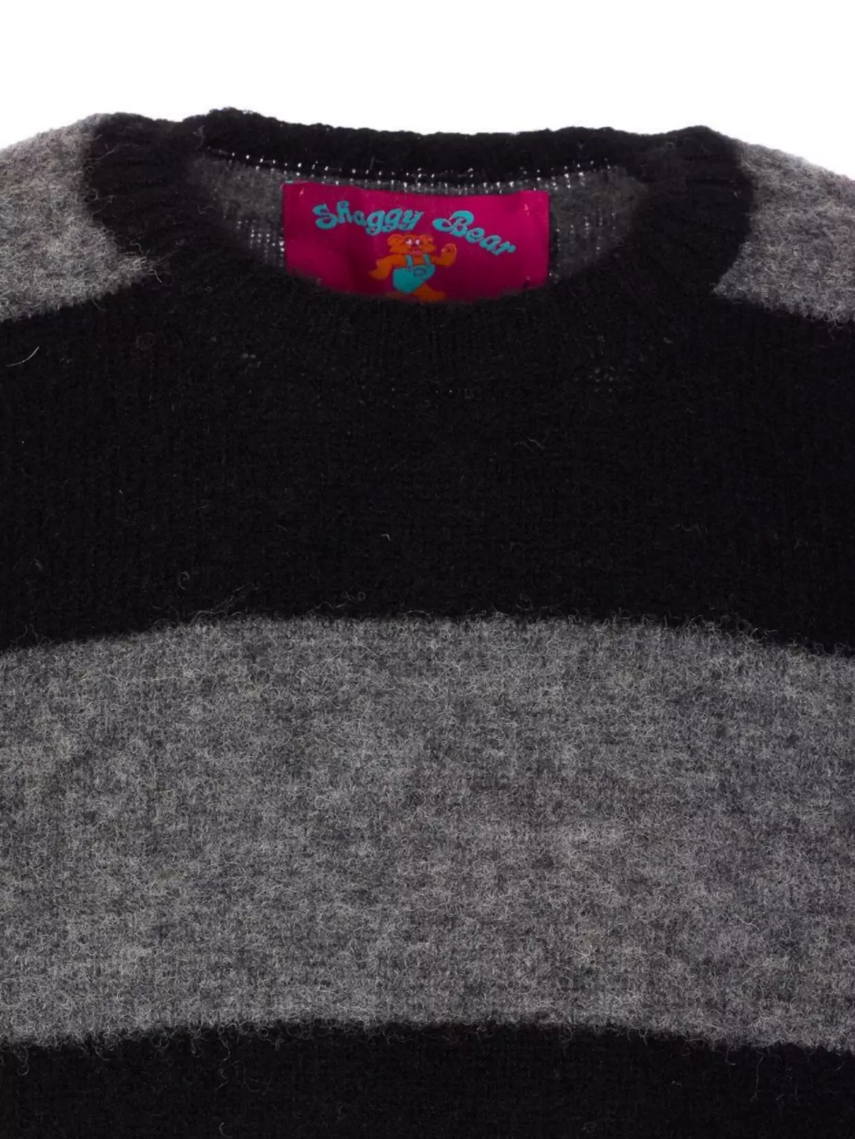Howlin Striped Wool Crewneck Long-Sleeve Jumper
