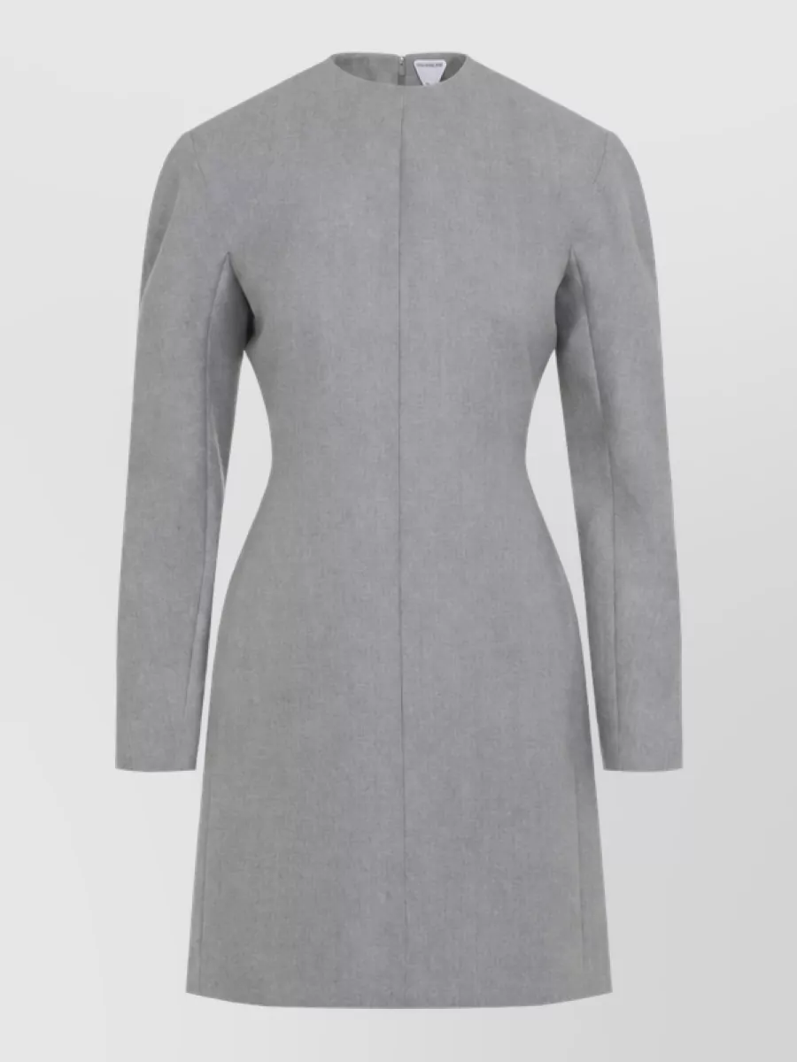 Bottega Veneta Wool Long-Sleeve Mini Dress