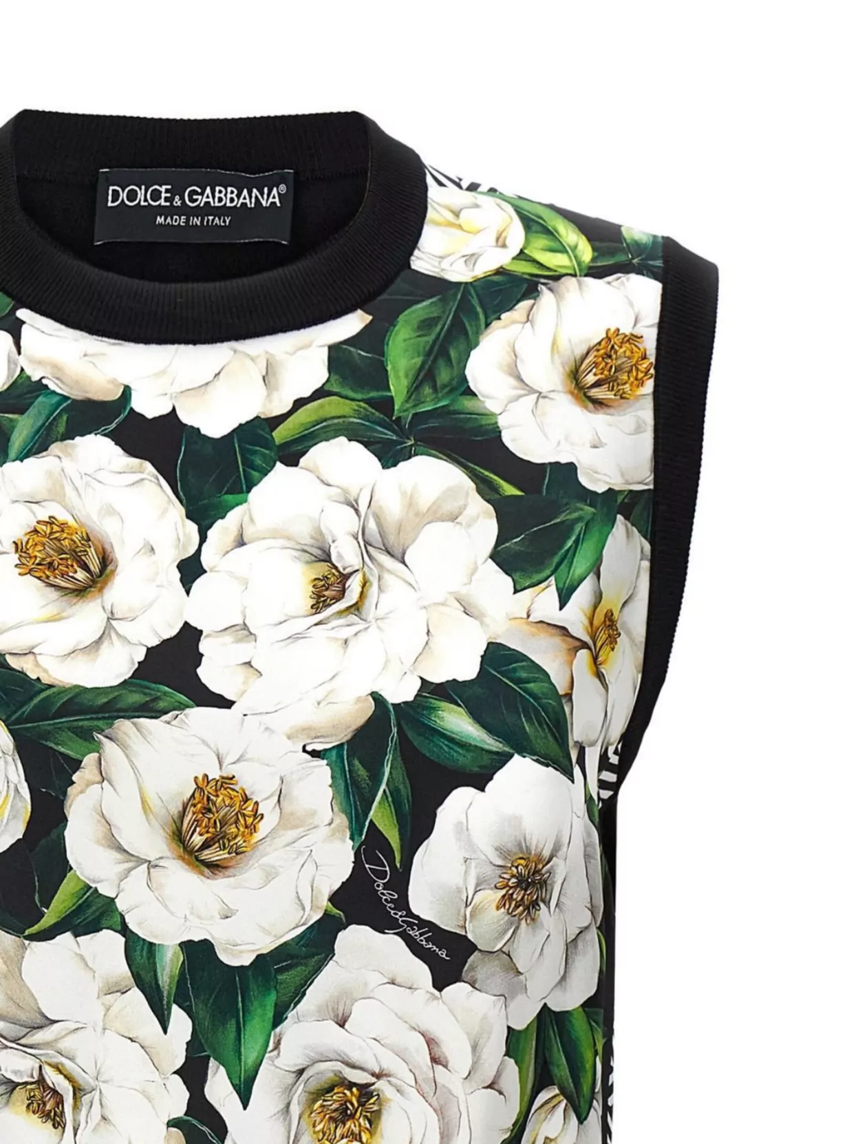Dolce & Gabbana Floral Print Sweater