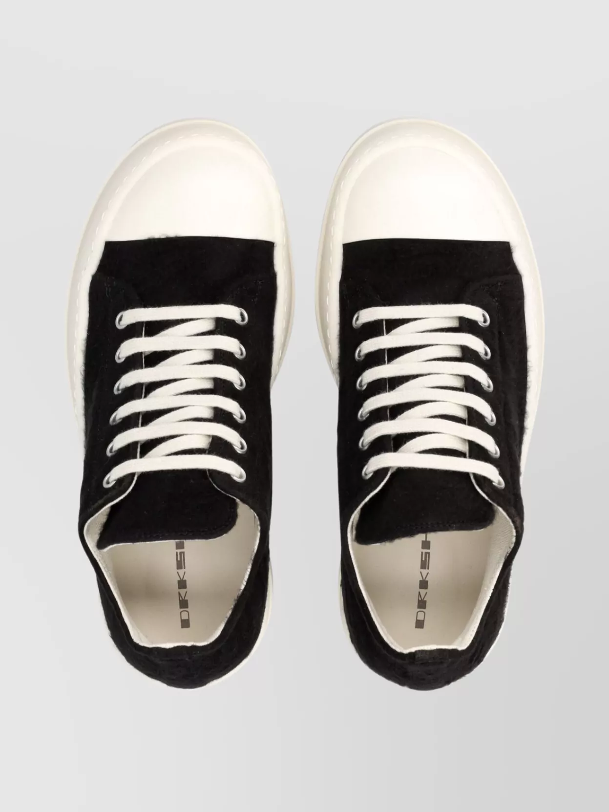 Rick Owens Drkshdw Low Platform Sneakers Contrast Sole