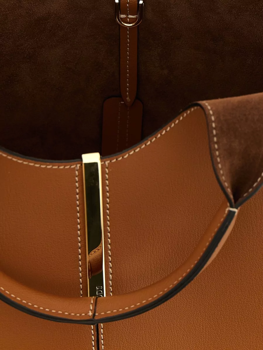 Tod's Bucket Mini Leather Bucket Bag