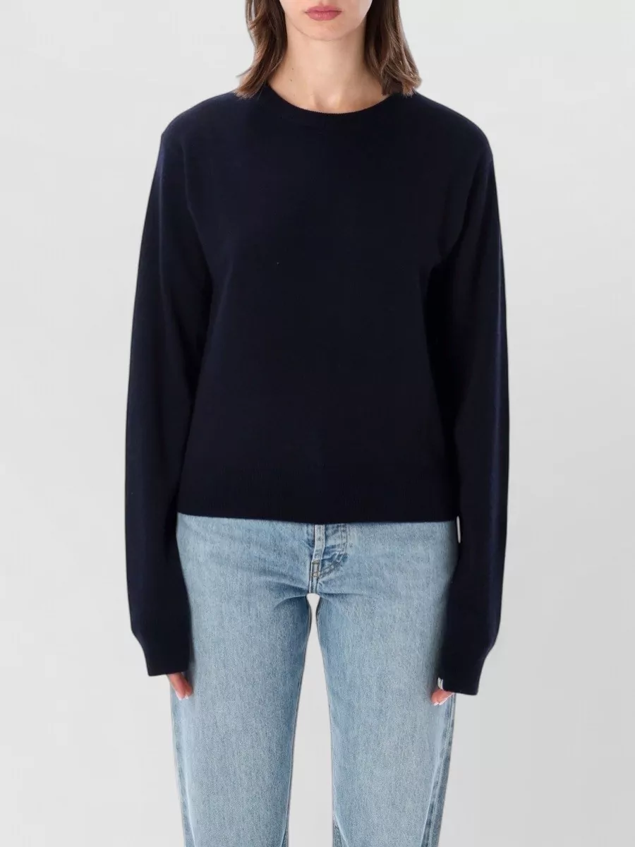 Extreme Cashmere cashmere lightweight ribbed crew neck jumper