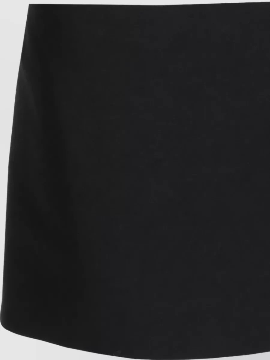 Balenciaga wool a-line skirt