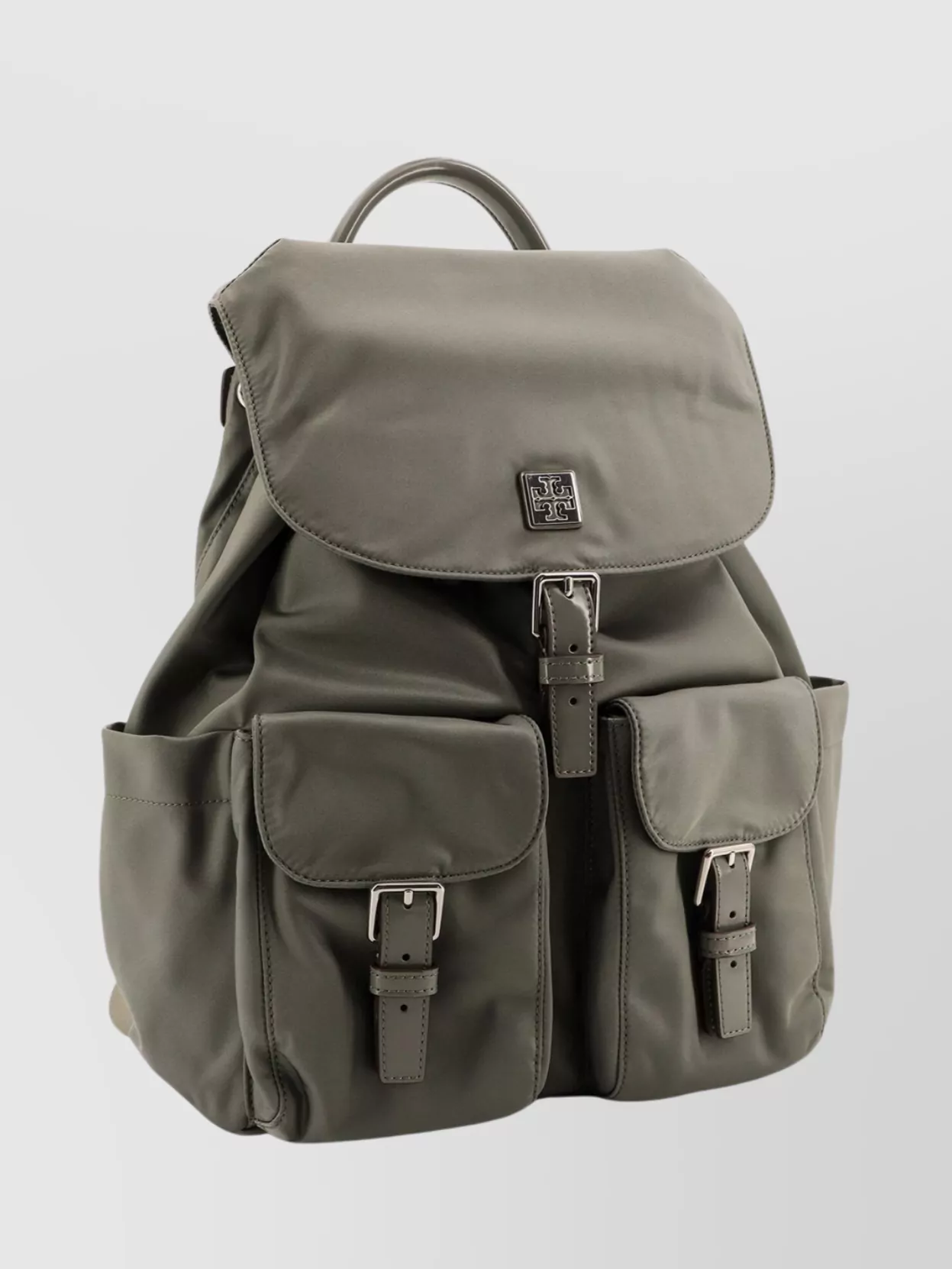Tory Burch Virginia Nylon Backpack With Multiple Pockets