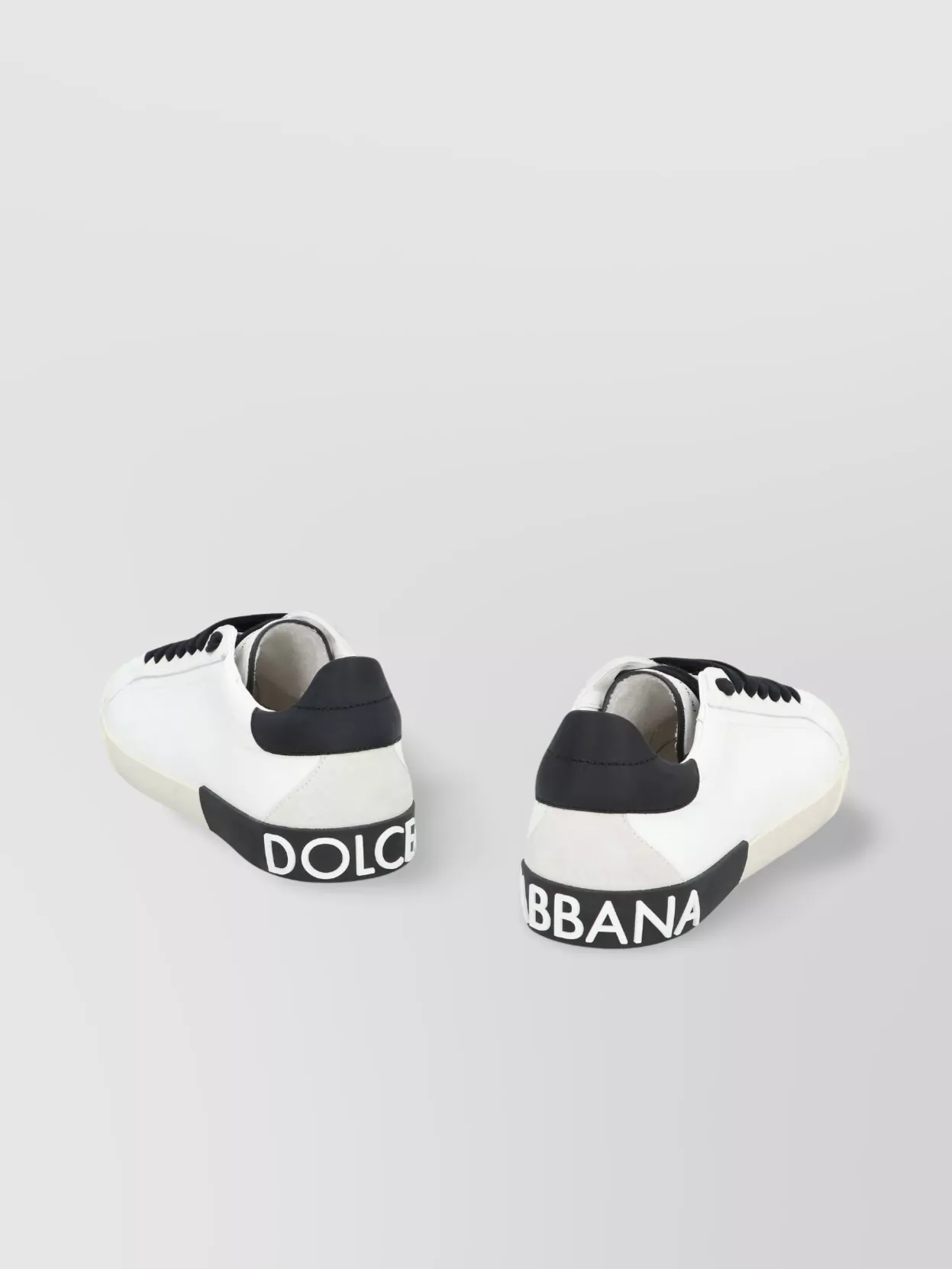 Dolce&Gabbana Low-Top Sneakers With Contrasting Heel Insert