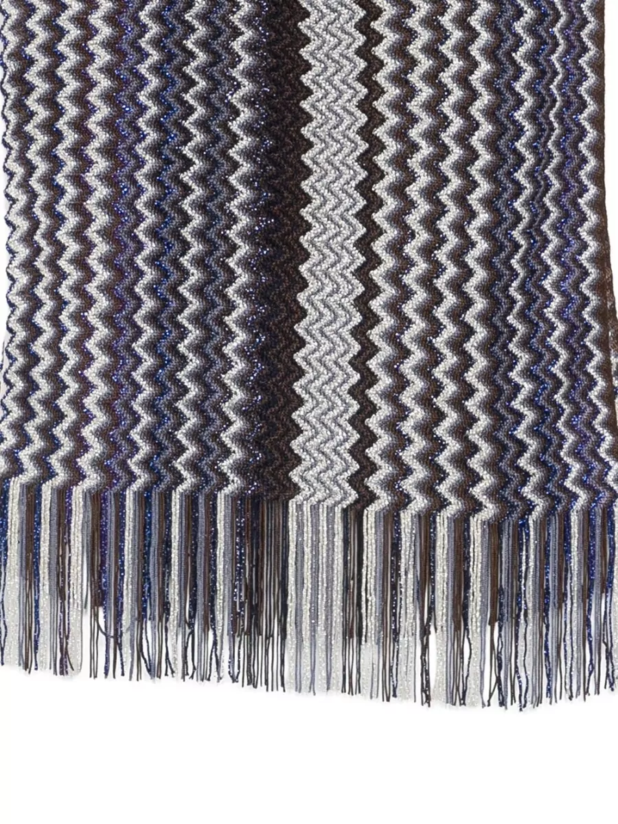 Missoni Zigzag Viscose Fringed Scarf