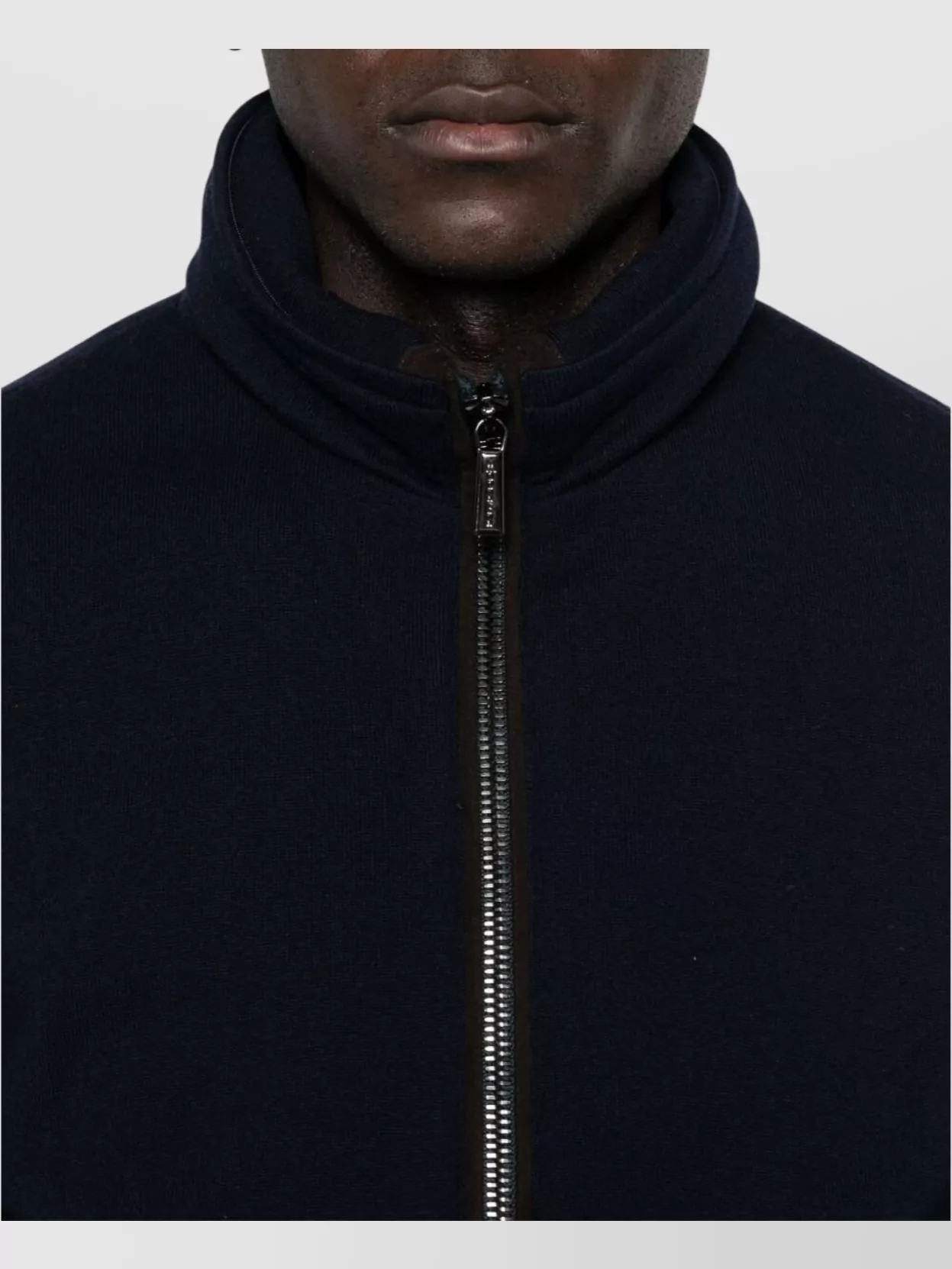 Moorer Bellati Zip Up Jacket With Detachable Collar