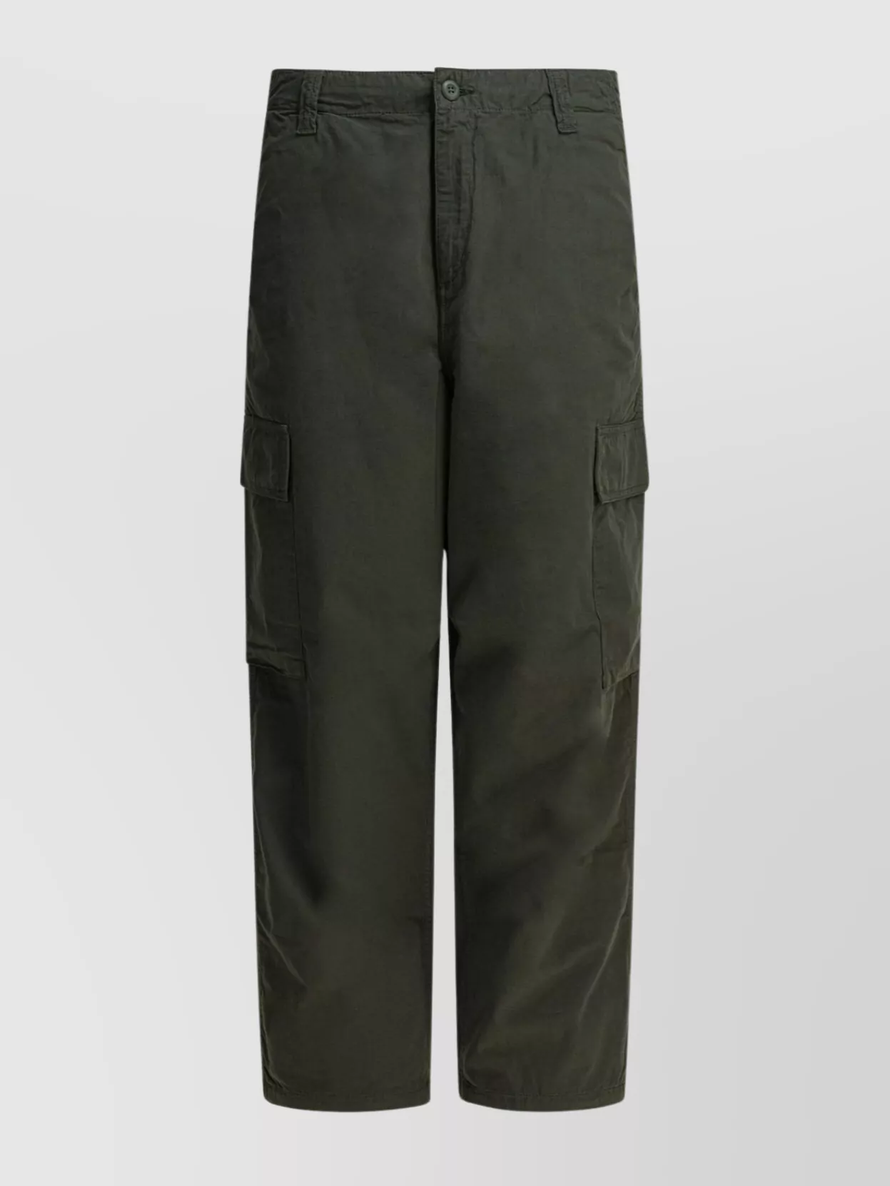 Carhartt Cargo Trousers With Multiple Pockets In Black