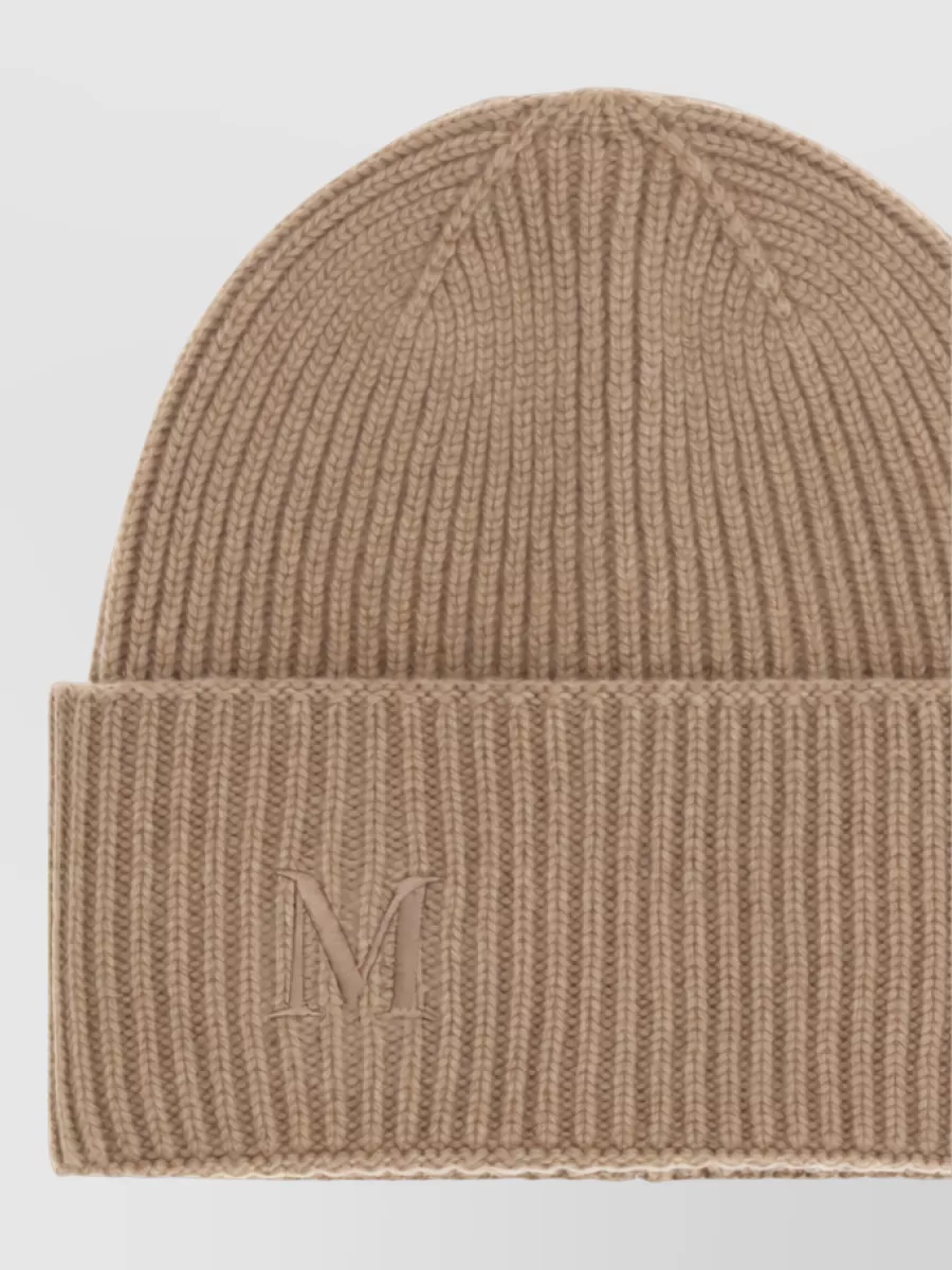 Max Mara Cashmere Ribbed Beanie
