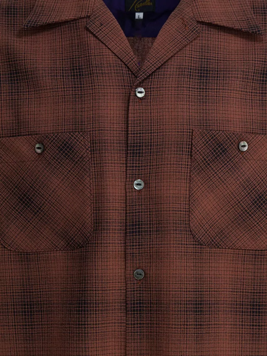 Needles Wool Shirt With Chest Pockets And Long Sleeves