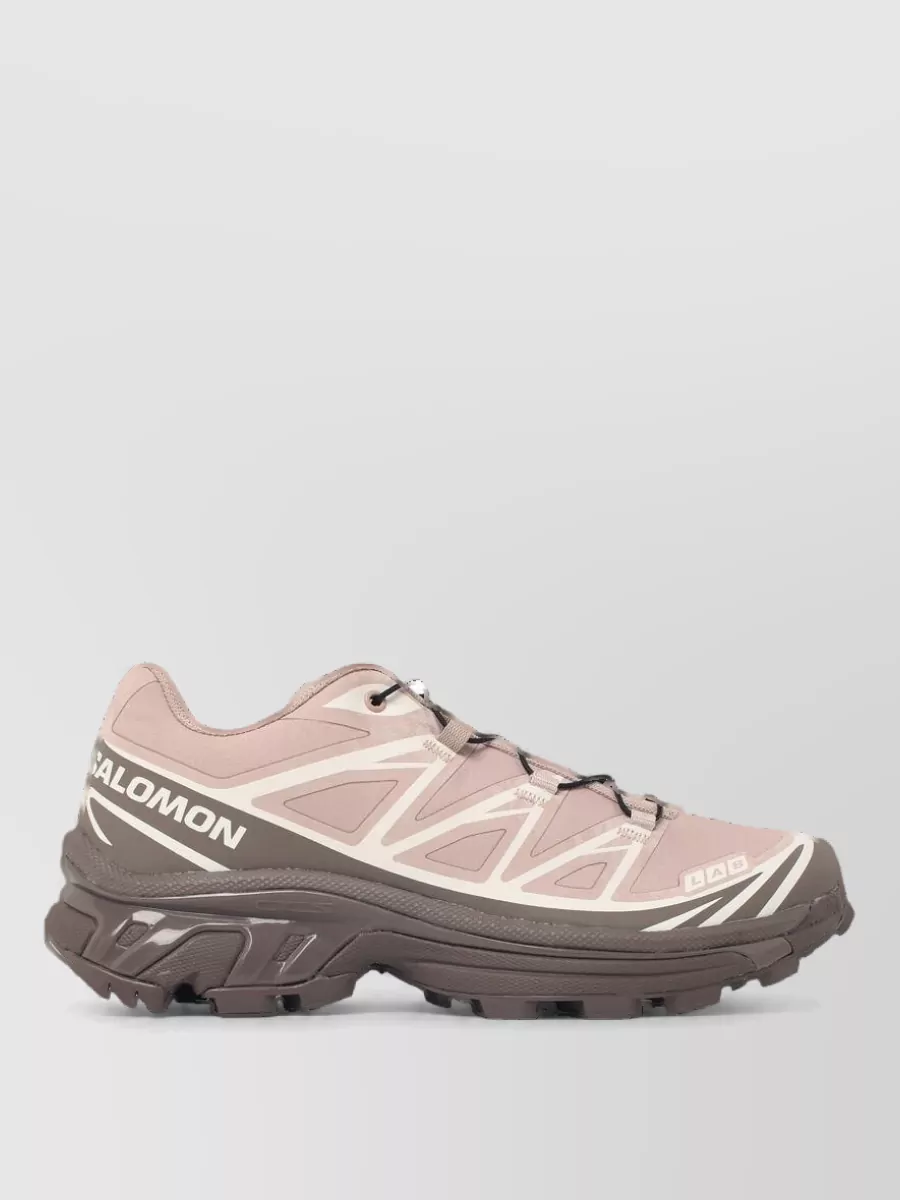 Salomon fabric lace-up sneakers