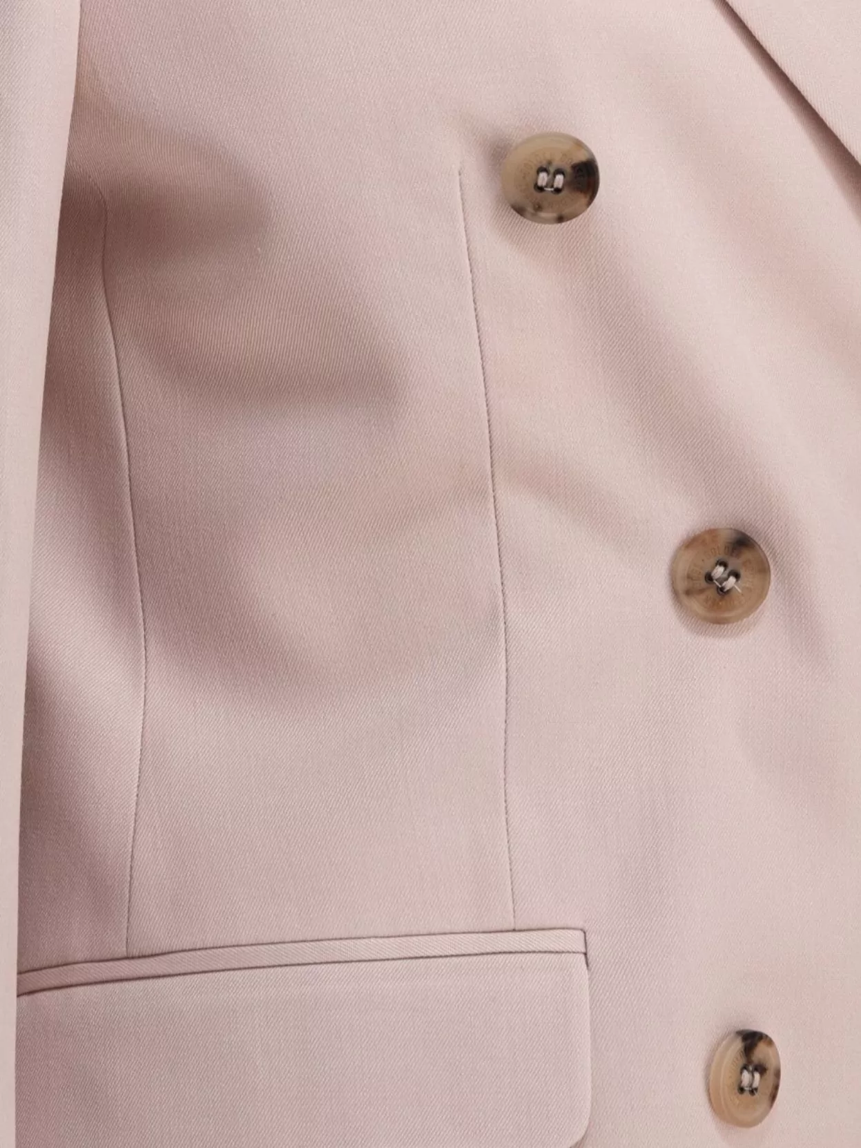 Shop Golden Goose Tailored Double-breasted Jackets Back Vent In Pink