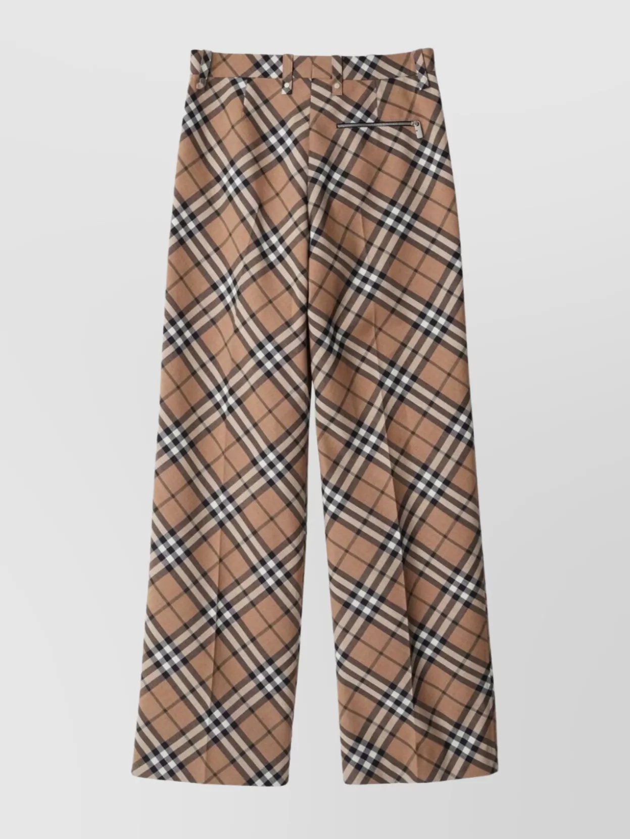 Burberry Trousers Belt Loops Wide Leg