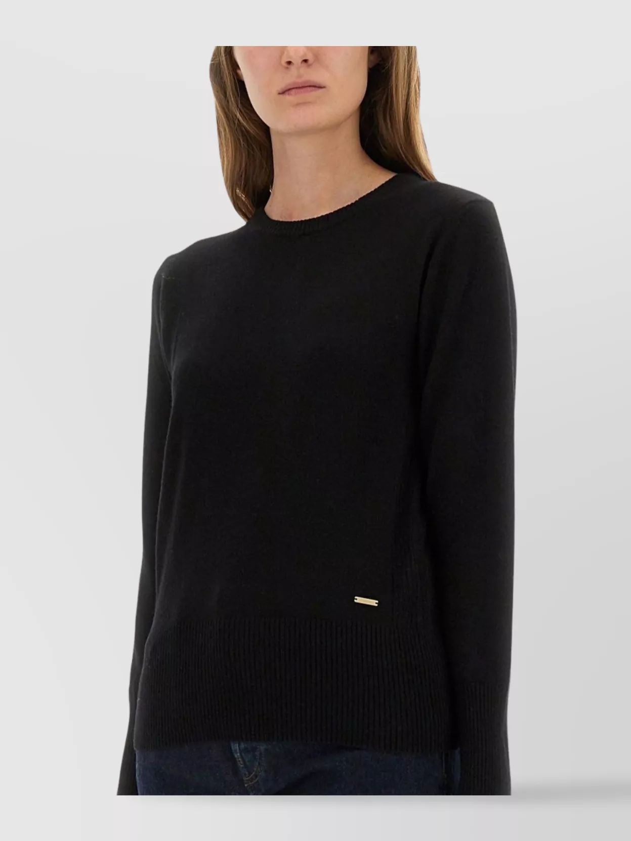Woolrich Knitwear Crew Neck Long Sleeves Ribbed Hem