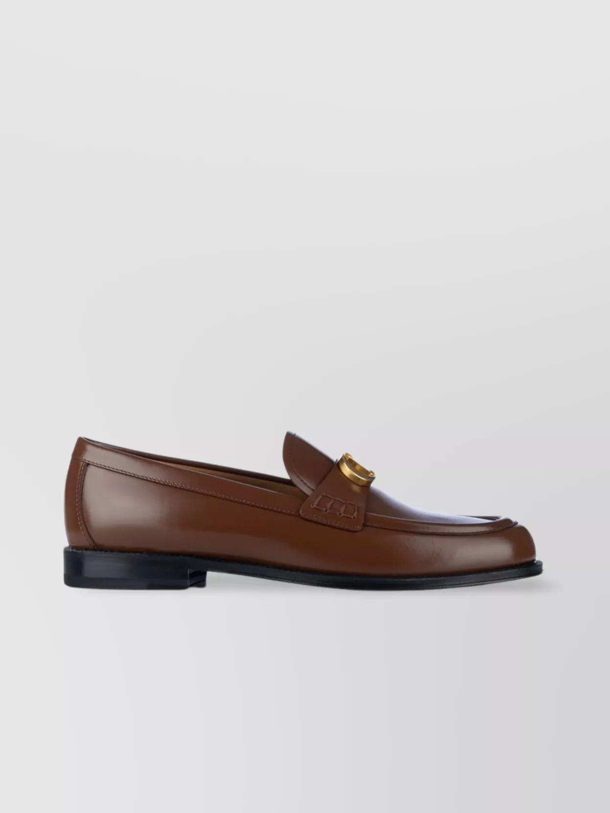 Dior Loafers With Gold-tone Hardware And Round Toe