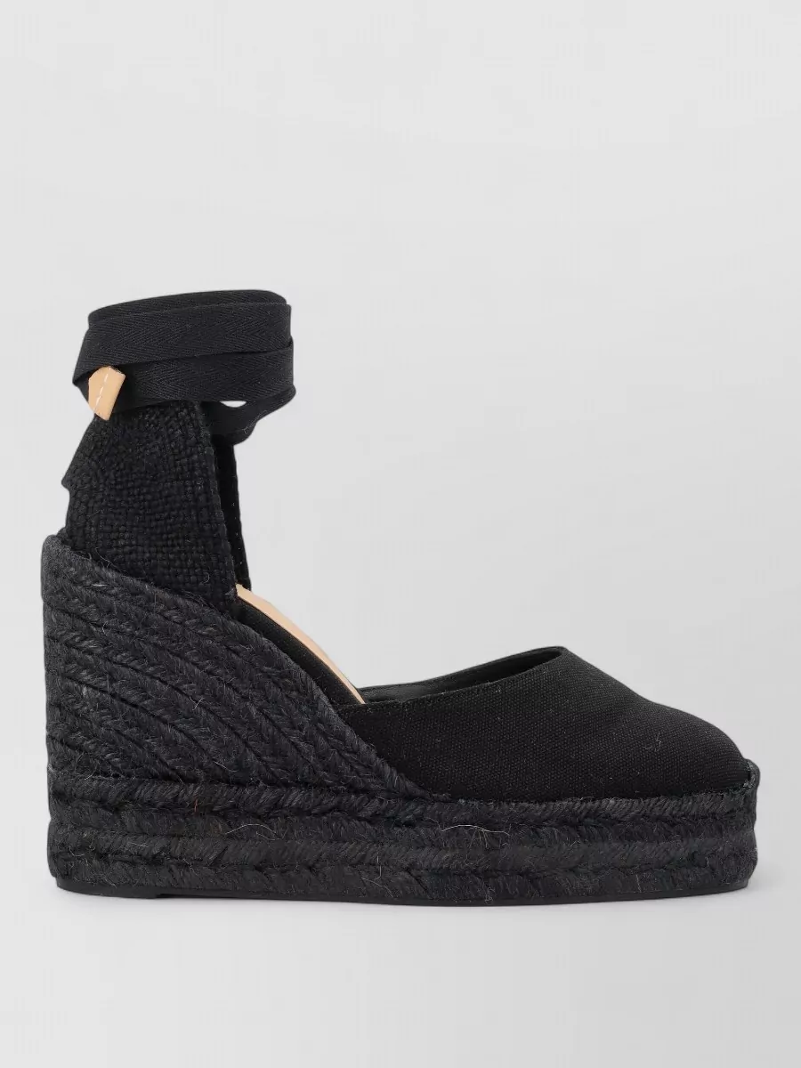 Castaner Cotton Wedge Espadrilles