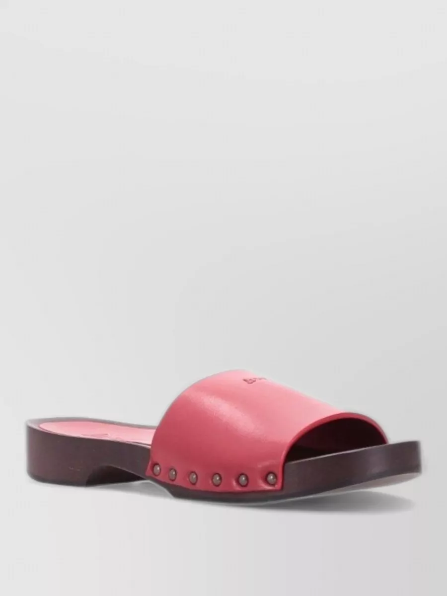 La Rose Leather Sandals