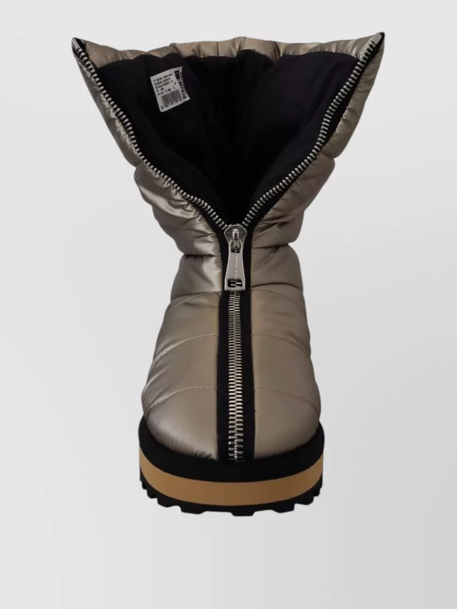 Dolce&Gabbana Quilted Mid-Calf Boots