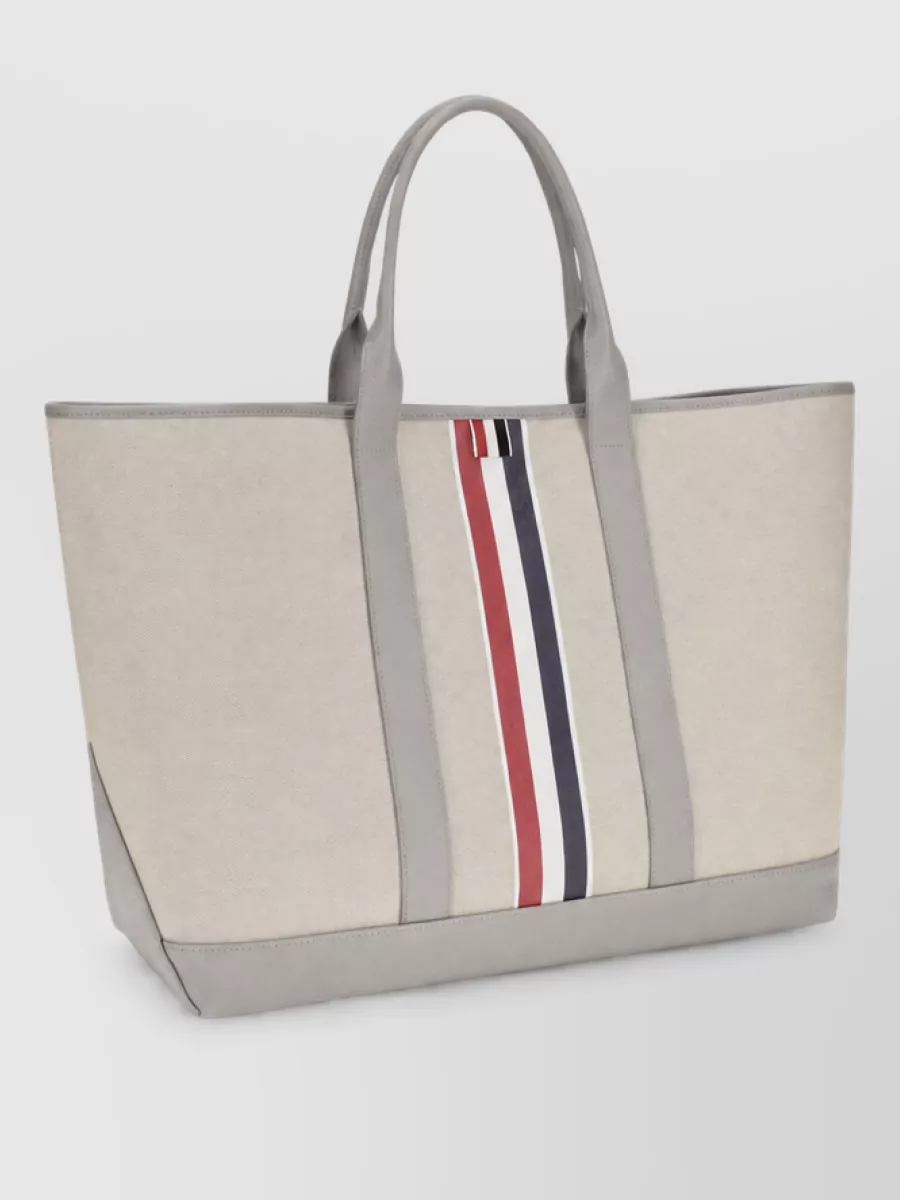 Thom Browne Canvas Tote Bag