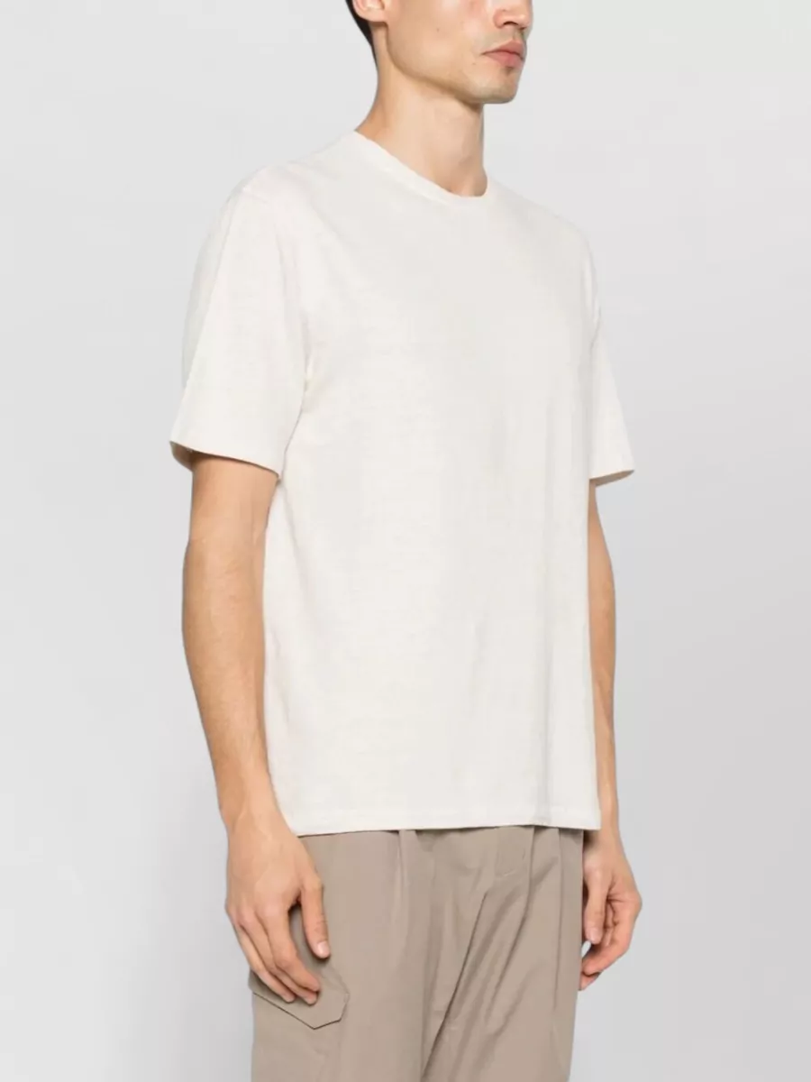 Roberto Collina Linen Crewneck T-Shirt