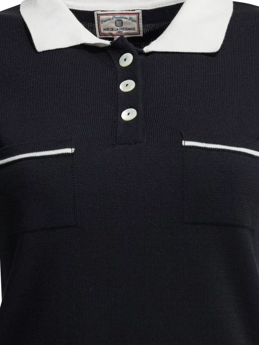 Ines De La Fressange Cotton Knitted Top