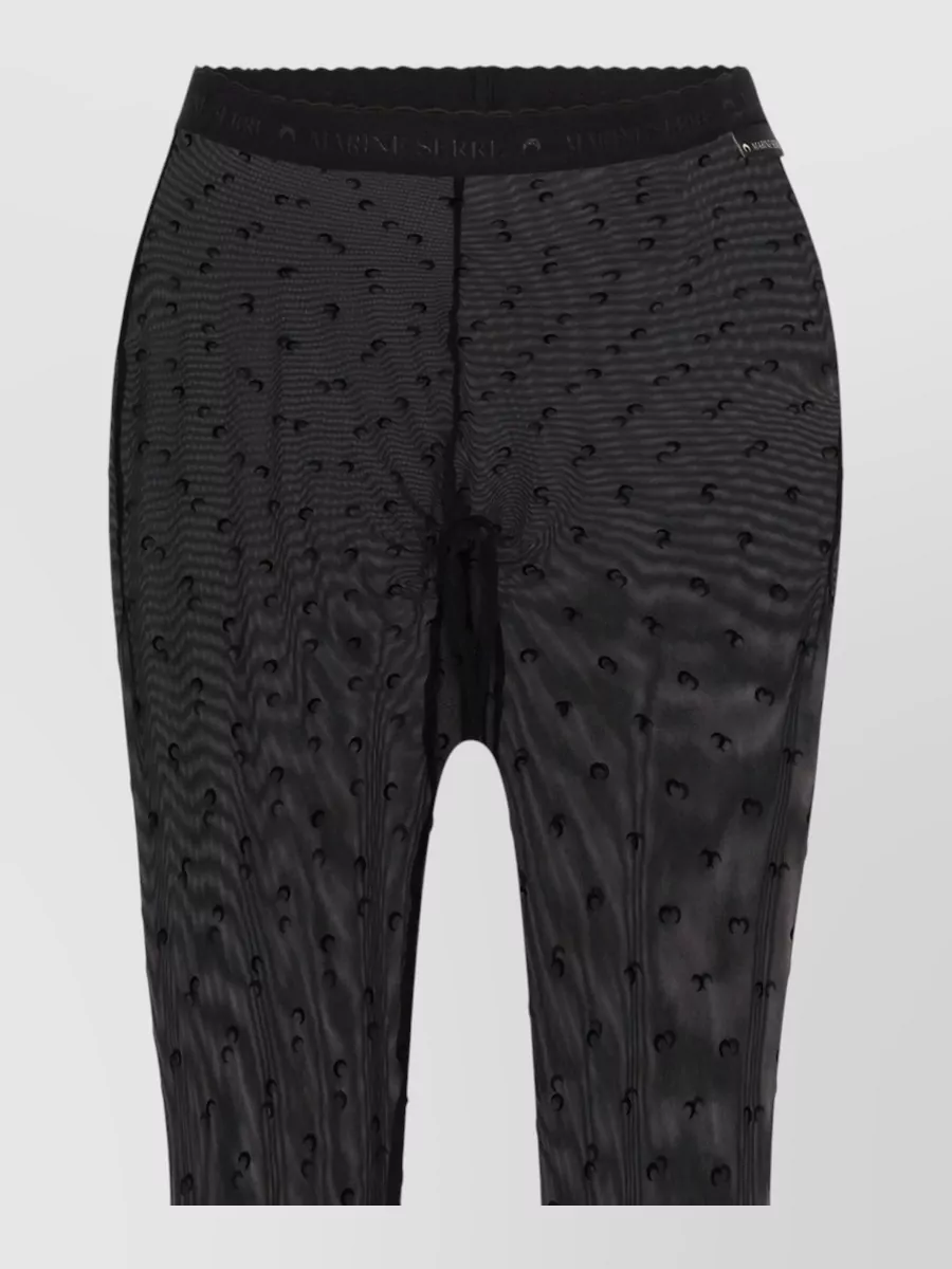 Marine Serre high-waisted moon-print tights