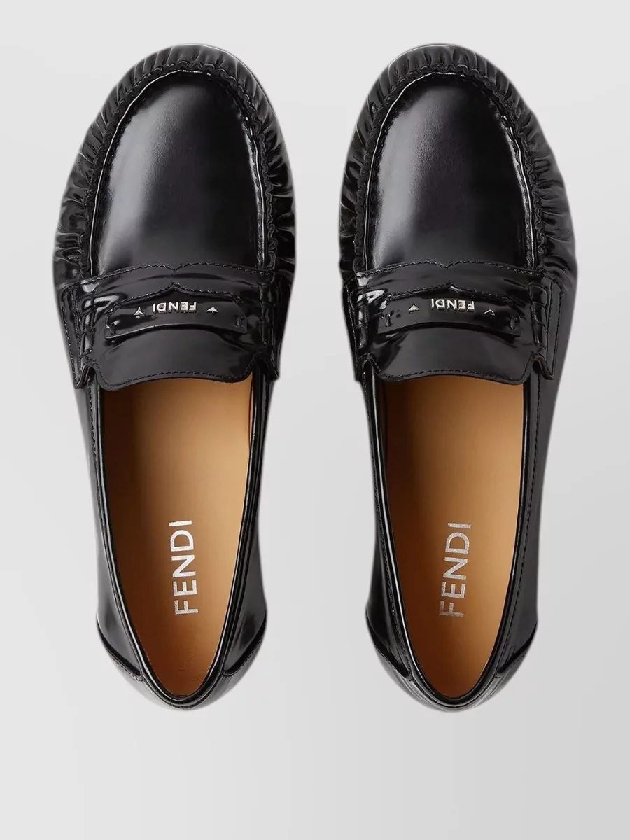 Fendi Leather Loafers