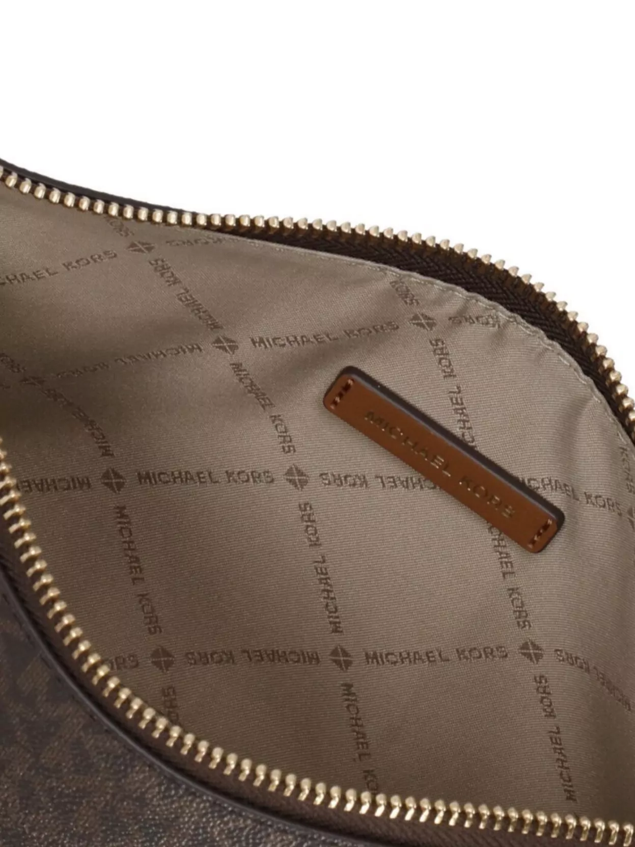 Michael Michael Kors Monogrammed Chain Strap Shoulder Bag