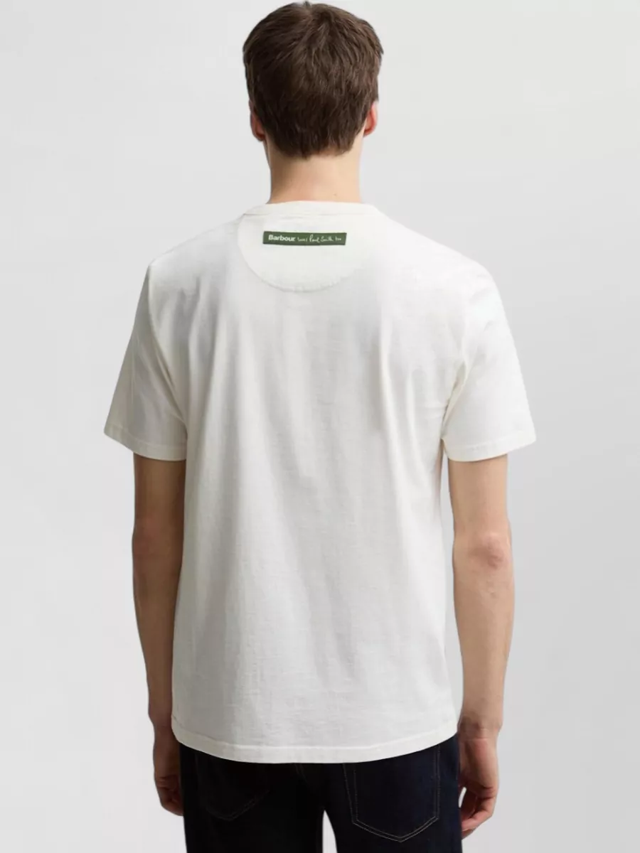 Barbour Cotton Fishing Print Short Sleeve T-Shirt