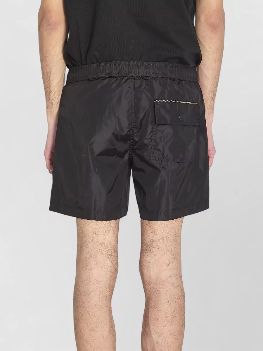 Moncler Logo-Patch Swim Shorts