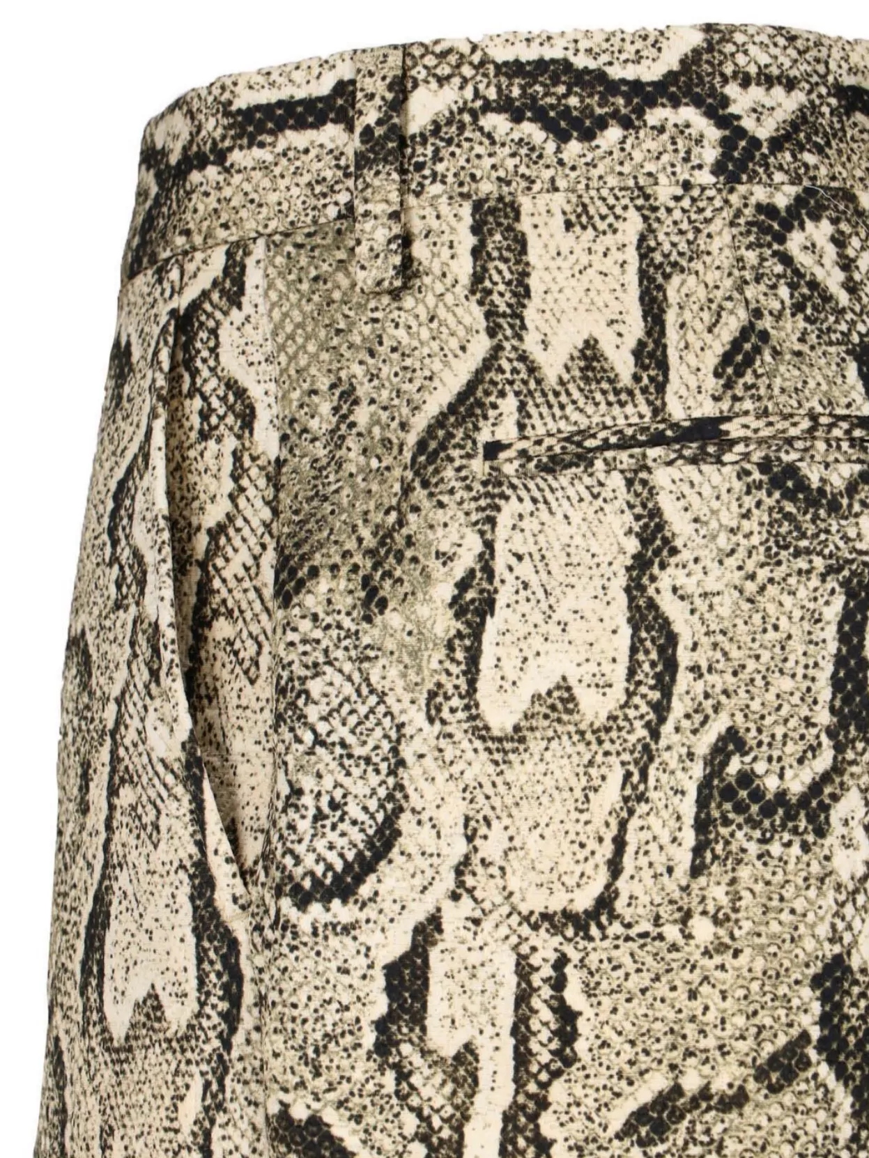 DRIES VAN NOTEN STRAIGHT TROUSERS WITH BELT LOOPS AND POCKETS