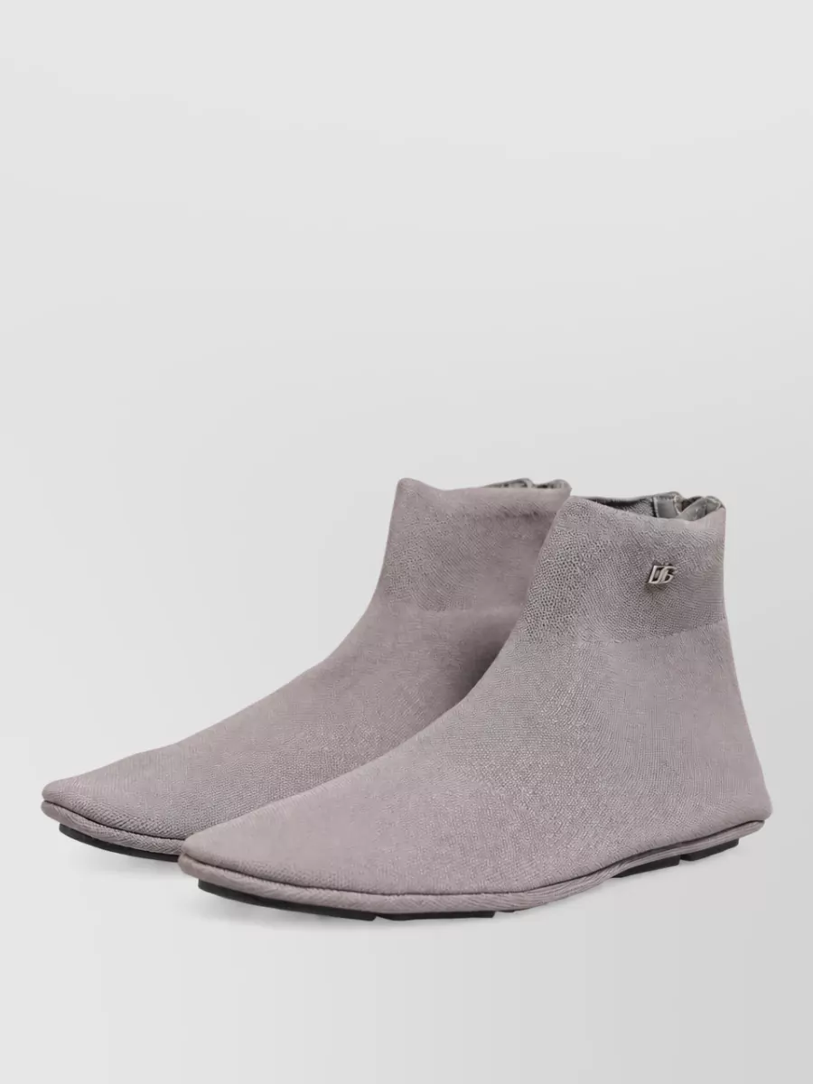 Dolce&Gabbana Stretch Mesh Ankle Boots