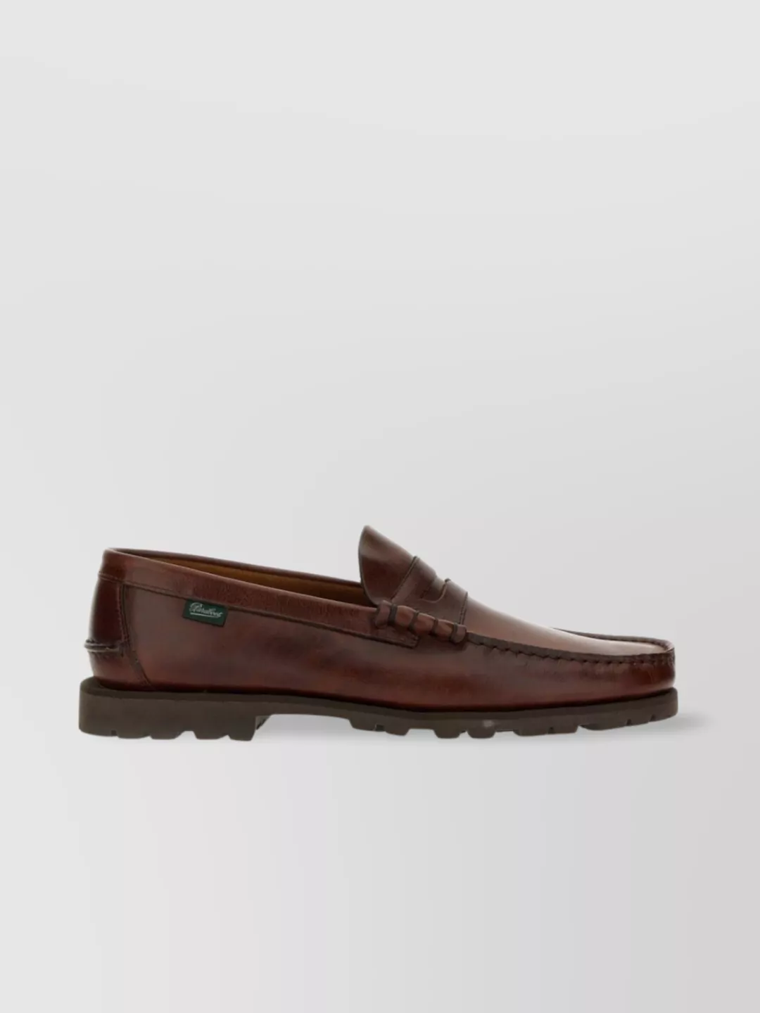 Paraboot Leather Penny Strap Loafers