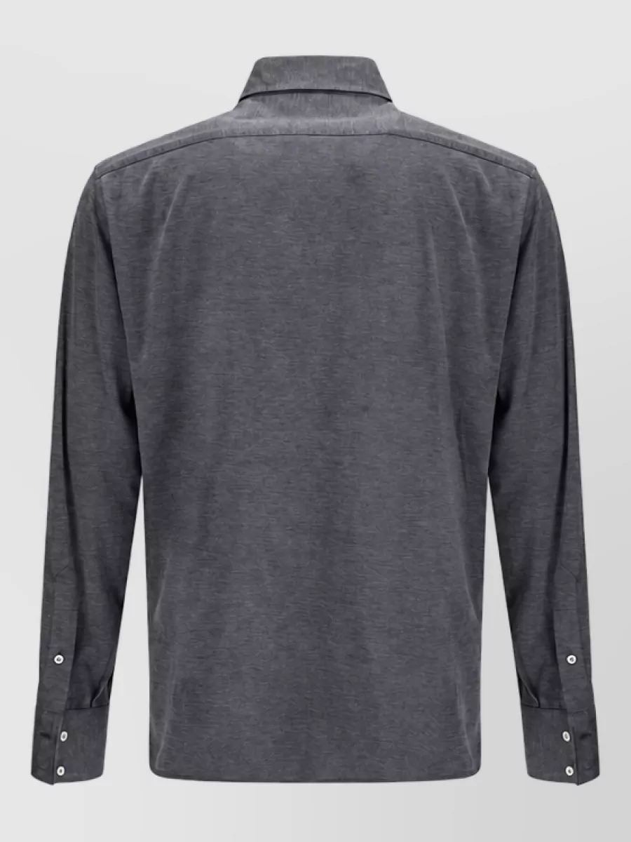 Brunello Cucinelli Silk Slim-Fit Long-Sleeve T-Shirt