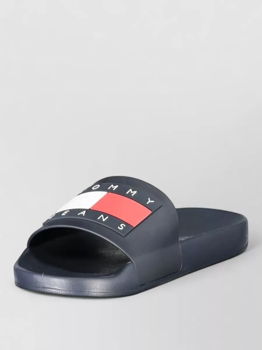Tommy Hilfiger blue slides