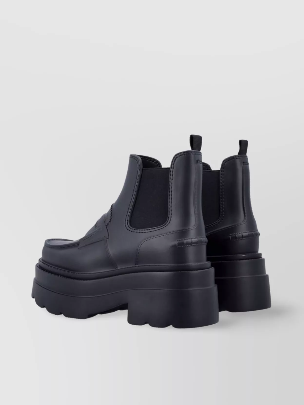Alexander Wang Chunky Platform Rain Boots With Elasticated Panels