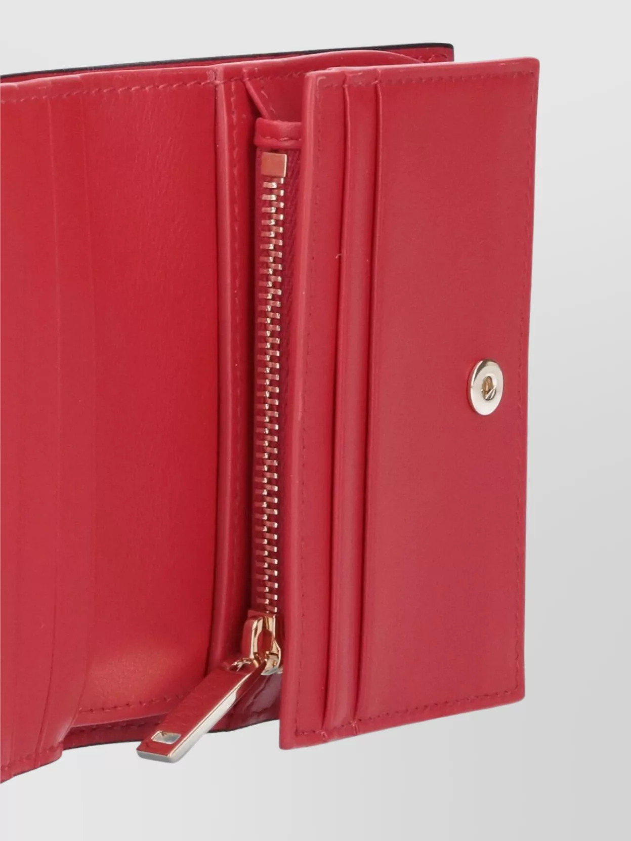 Ferragamo Clutch Foldover Gold-Tone Accents