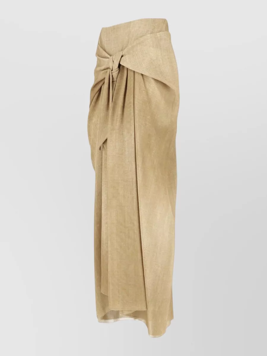 Ermanno Scervino Printed Asymmetric Maxi Skirt